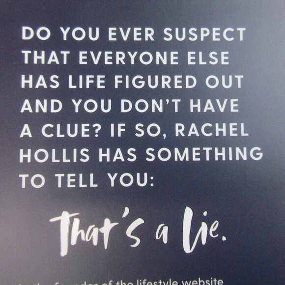 Girl Wash Your Face Book by Rachel Hollis Self-Help & Motivational Hardcover - Picture 4 of 6